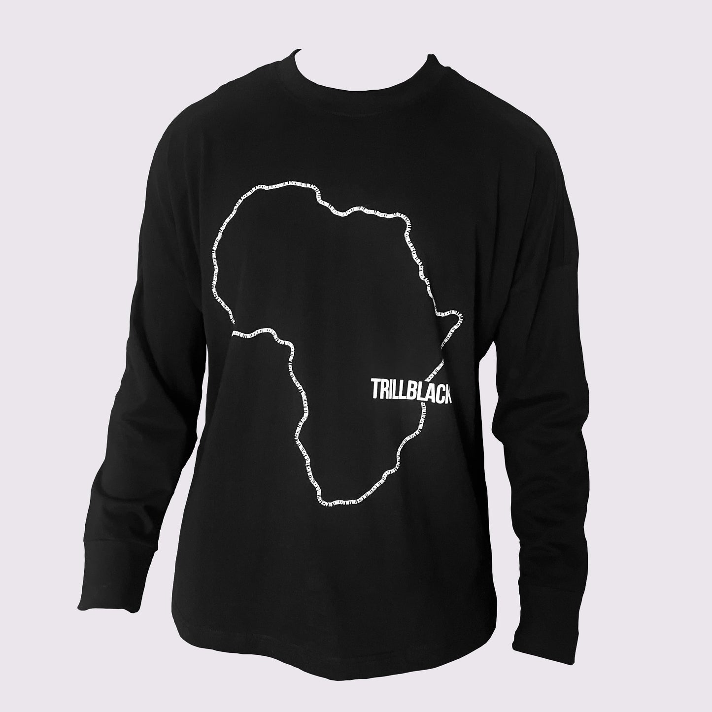 Africa Outline Oversize long-sleeve